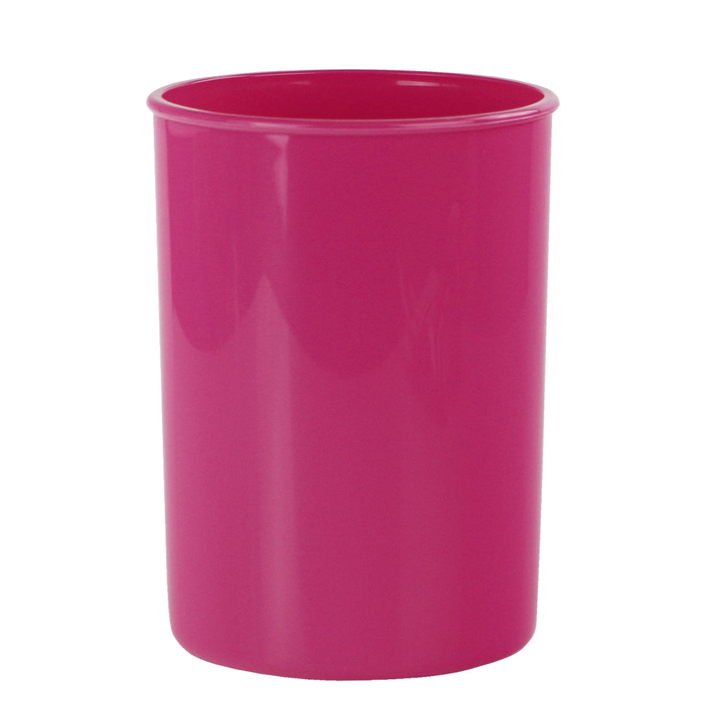 Large Plastic Utensil Holder, Magenta