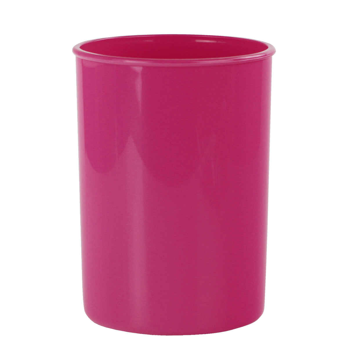 Large Plastic Utensil Holder, Magenta