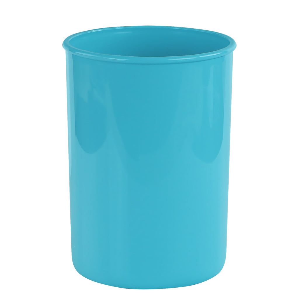 Large Plastic Utensil Holder, Turquoise
