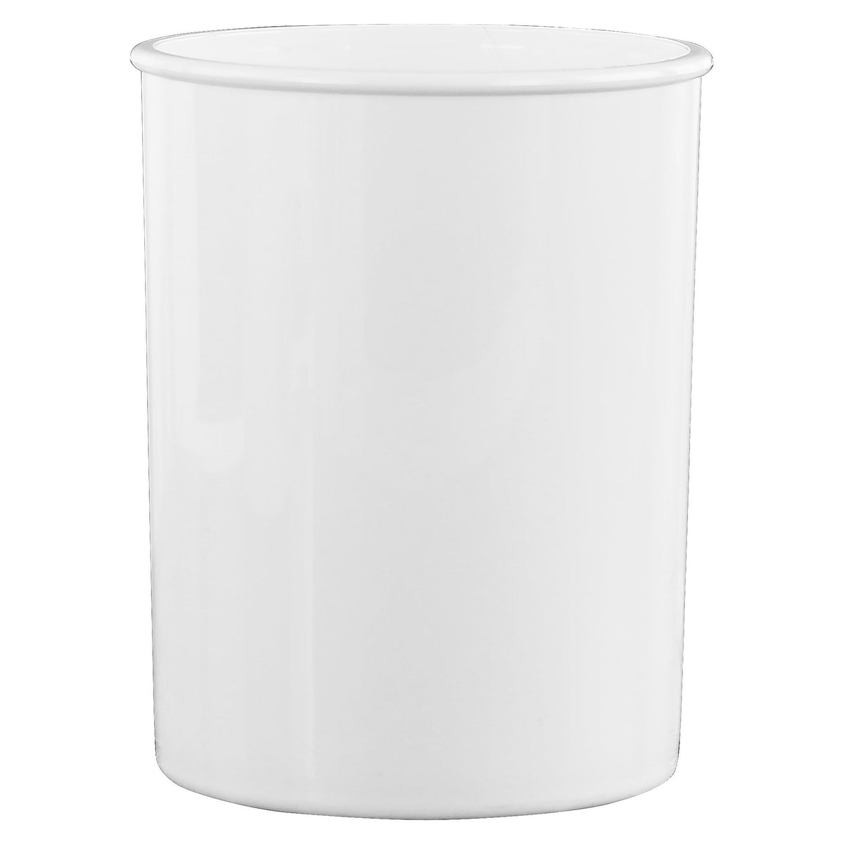 Mini Plastic Utensil Holder, White