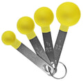 Reston Lloyd Measuring Cups Set of 4, Nesting Plastic Measuring Spoons with Easy to Read Markings - BPA Free, Kitchen Tool for Baking & Cooking, Lemon