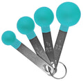 Reston Lloyd Measuring Cups Set of 4, Nesting Plastic Measuring Spoons with Easy to Read Markings - BPA Free, Kitchen Tool for Baking & Cooking, Turquoise