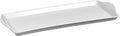 Reston Lloyd Melamine Plastic Tidbit Tray, BPA-Free, Food Safe, Multipurpose Platter  Serving Tray, Bathroom/Table Organizer,  White