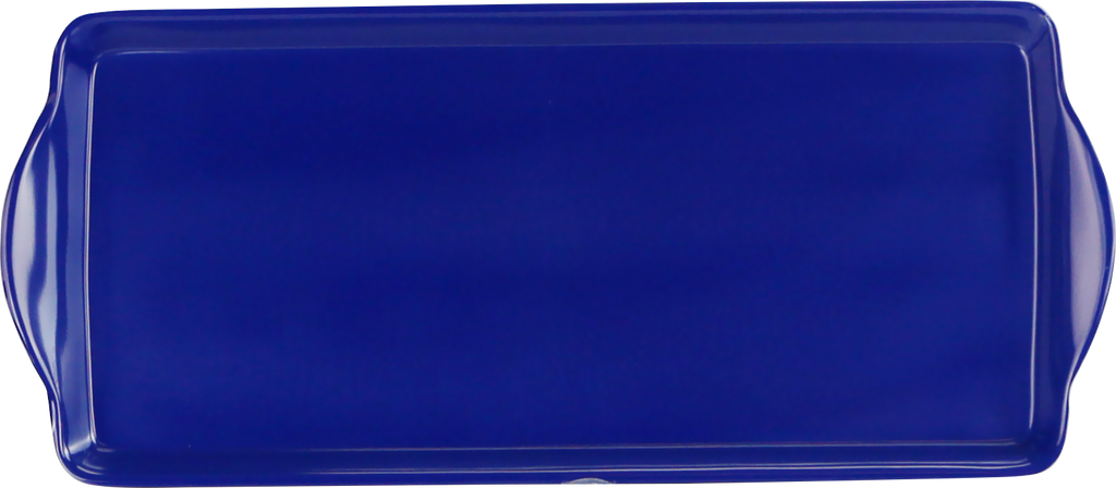 Reston Lloyd Melamine Plastic Tidbit Tray, BPA-Free, Food Safe, Multipurpose Platter  Serving Tray, Bathroom/Table Organizer,  Indigo
