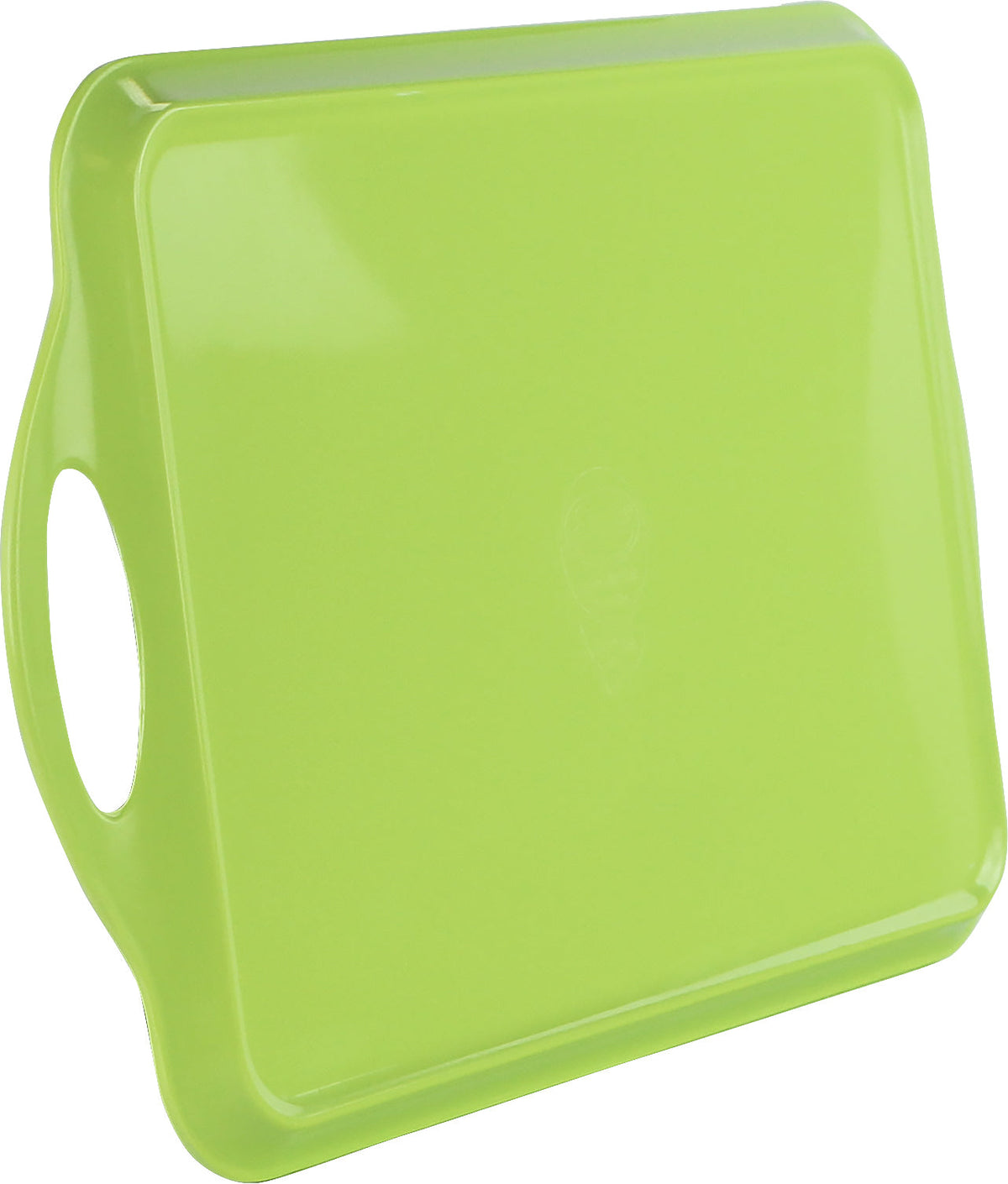 Reston Lloyd Multi-Purpose 18" Rectangle Melamine Plastic Handled Tray, Lime