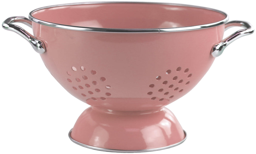 Powder Coated Colanders, Various Sizes, Pink