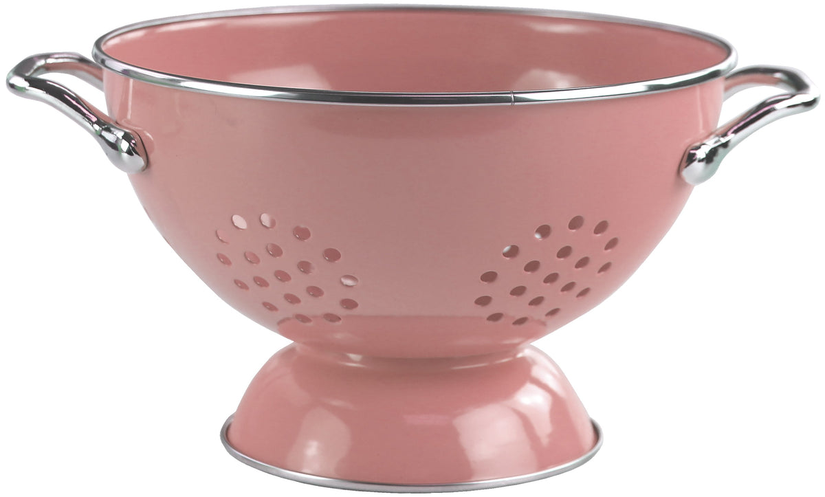 Powder Coated Colanders, Various Sizes, Pink
