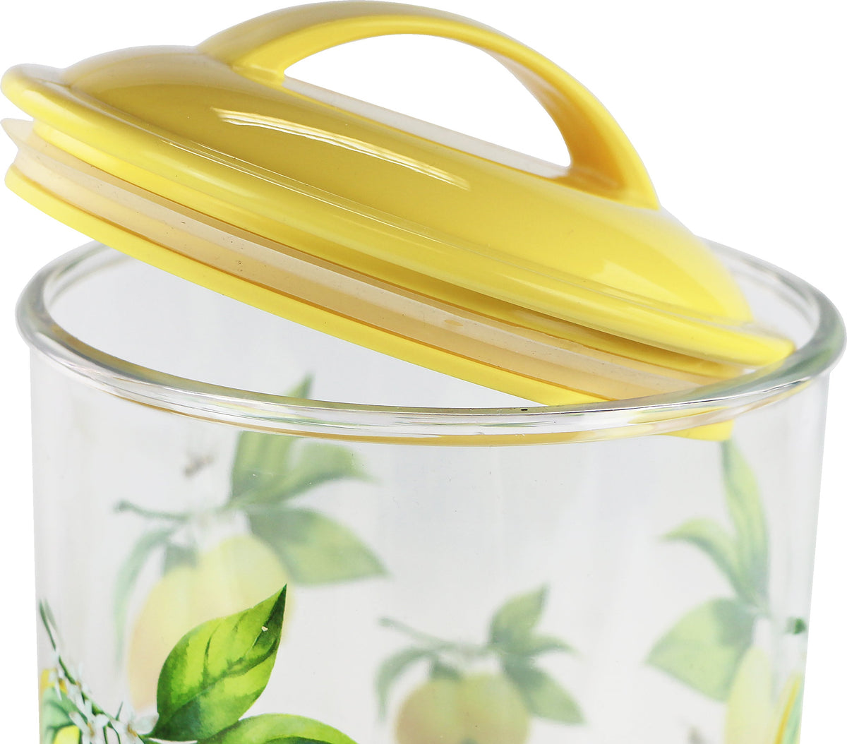 Calypso Basics by Reston Lloyd Acrylic Storage Canisters, Set of 3 - Fresh Lemons