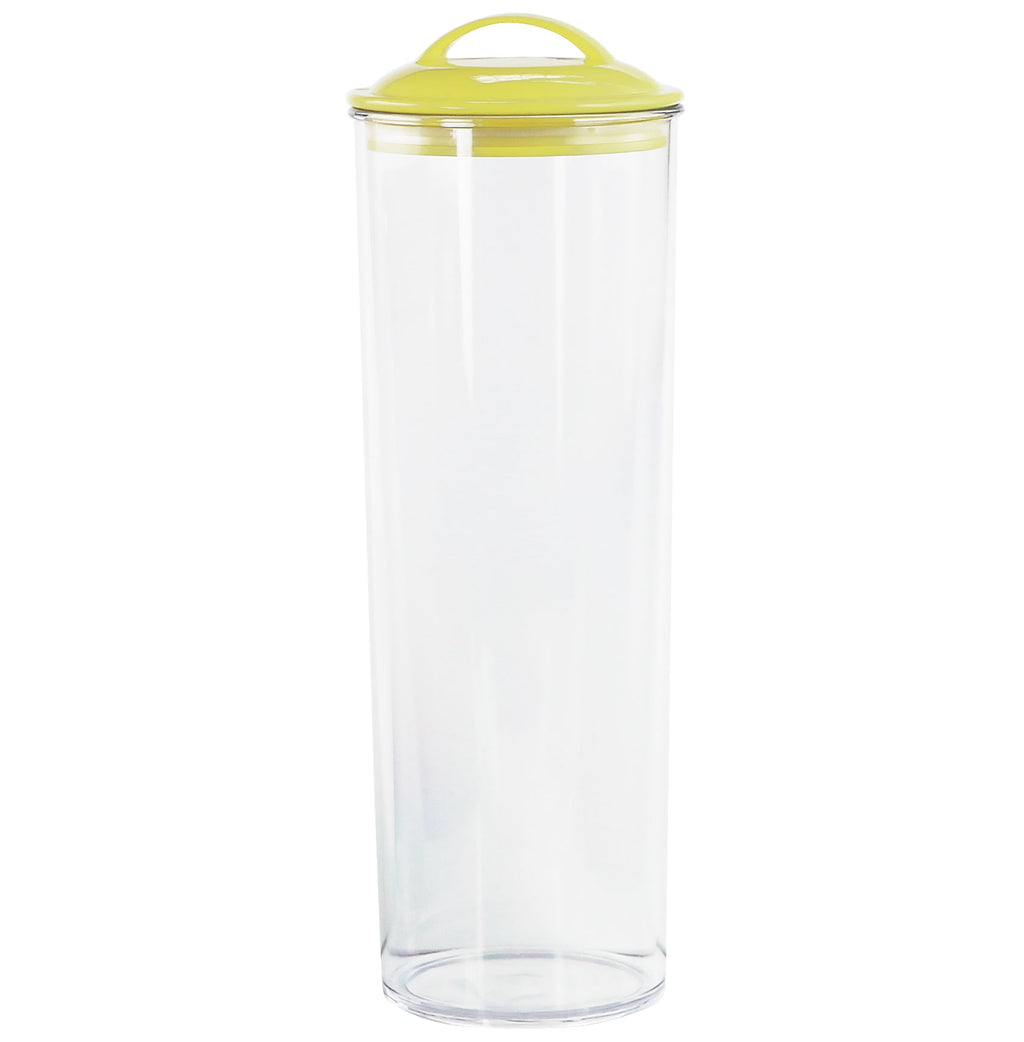 Reston Lloyd Spaghetti/Pasta Acrylic Canister with Air Tight Lid - Lemon