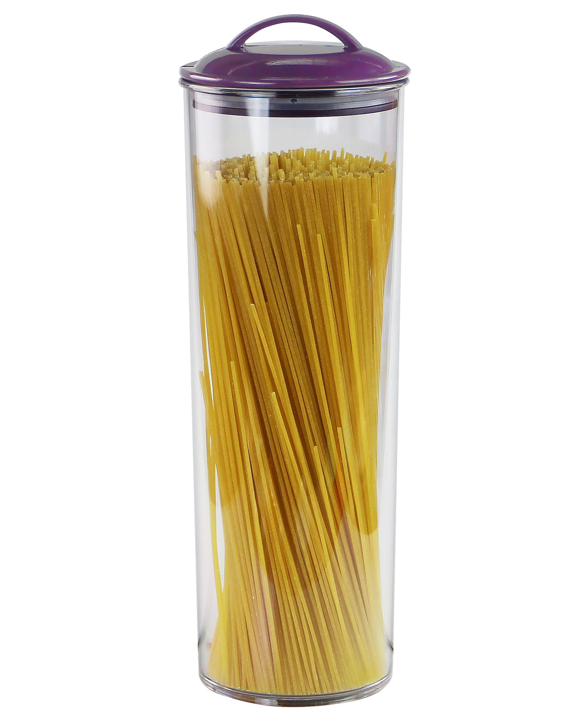 Reston Lloyd Spaghetti/Pasta Acrylic Canister with Air Tight Lid - Plum