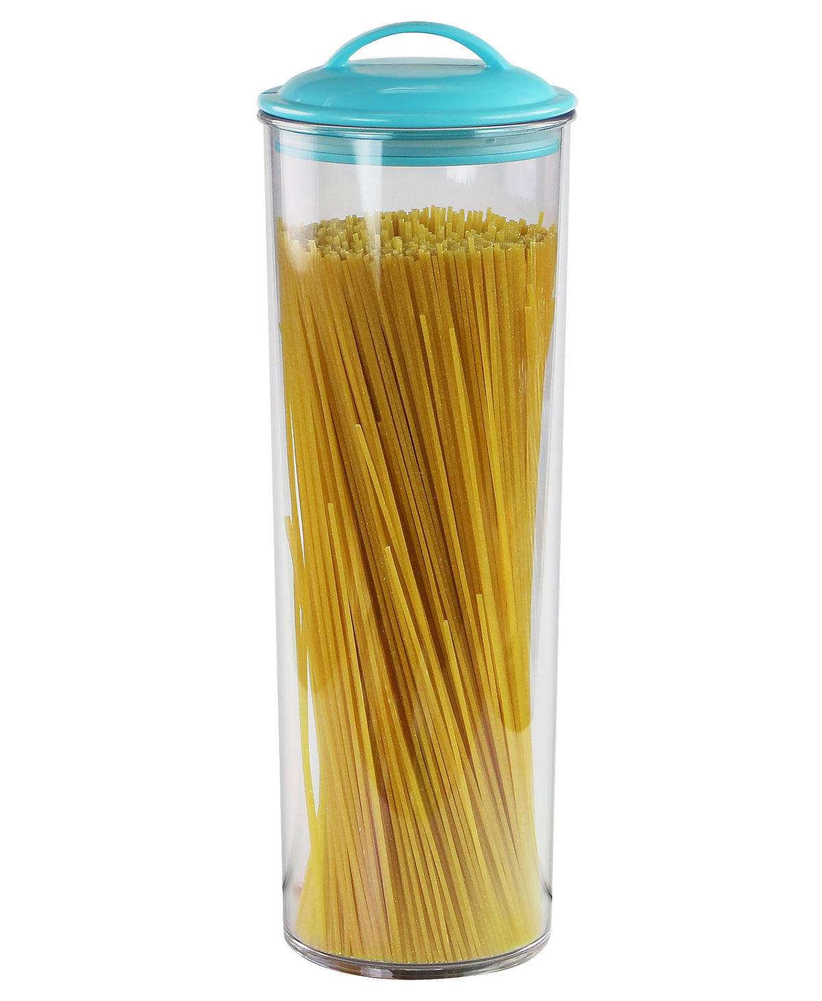 Reston Lloyd Spaghetti/Pasta Acrylic Canister with Air Tight Lid - Turquoise