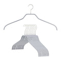 Silhouette, 36-F, Narrow Hanger, Silver