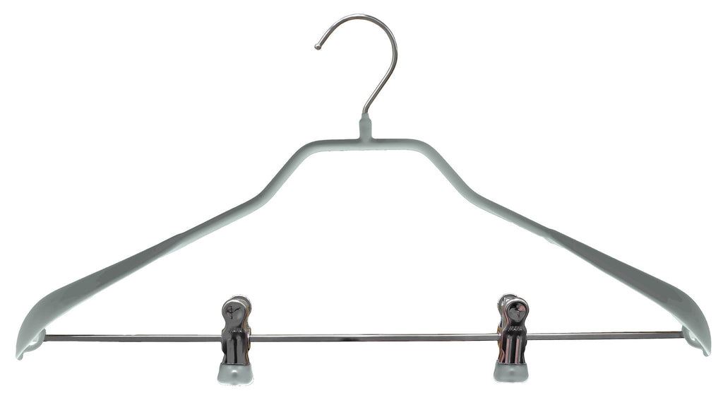 BodyForm, 42-LK, Pant Bar with Clips, Silver