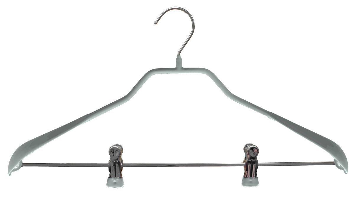 BodyForm, 42-LK, Pant Bar with Clips, Silver