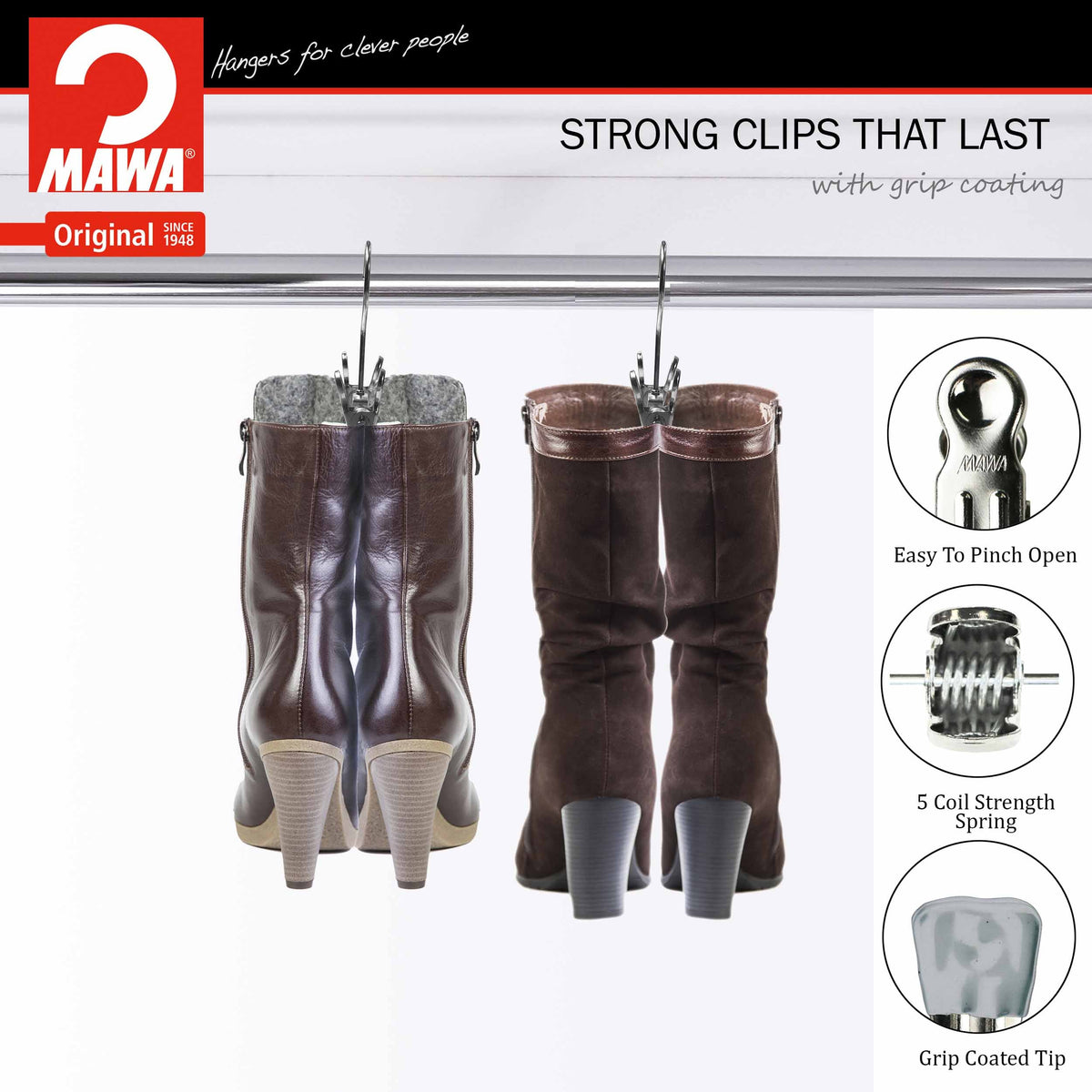 4.5" Boot Hanger, K-11D, Black