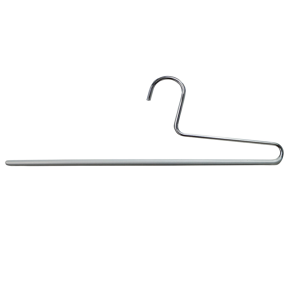 Trouser Hanger, KH-1, Single Rod, Silver