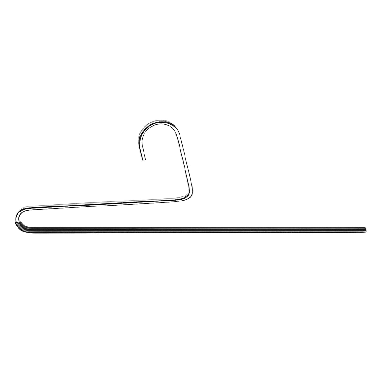 Reverse Trouser Hanger, KH-35U, Single Rod, Black