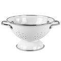 Powder Coated Colanders, Various Sizes, White