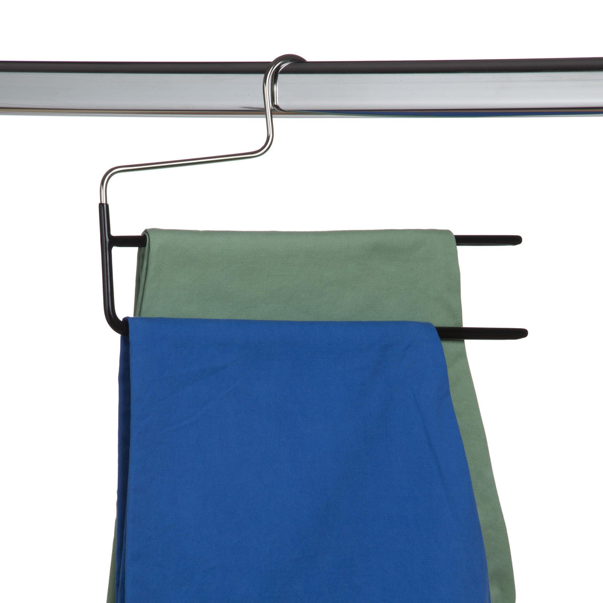 Trouser Hanger, KH-2, Double Rod, Black