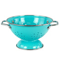 Powder Coated Colanders, Various Sizes, Turquoise
