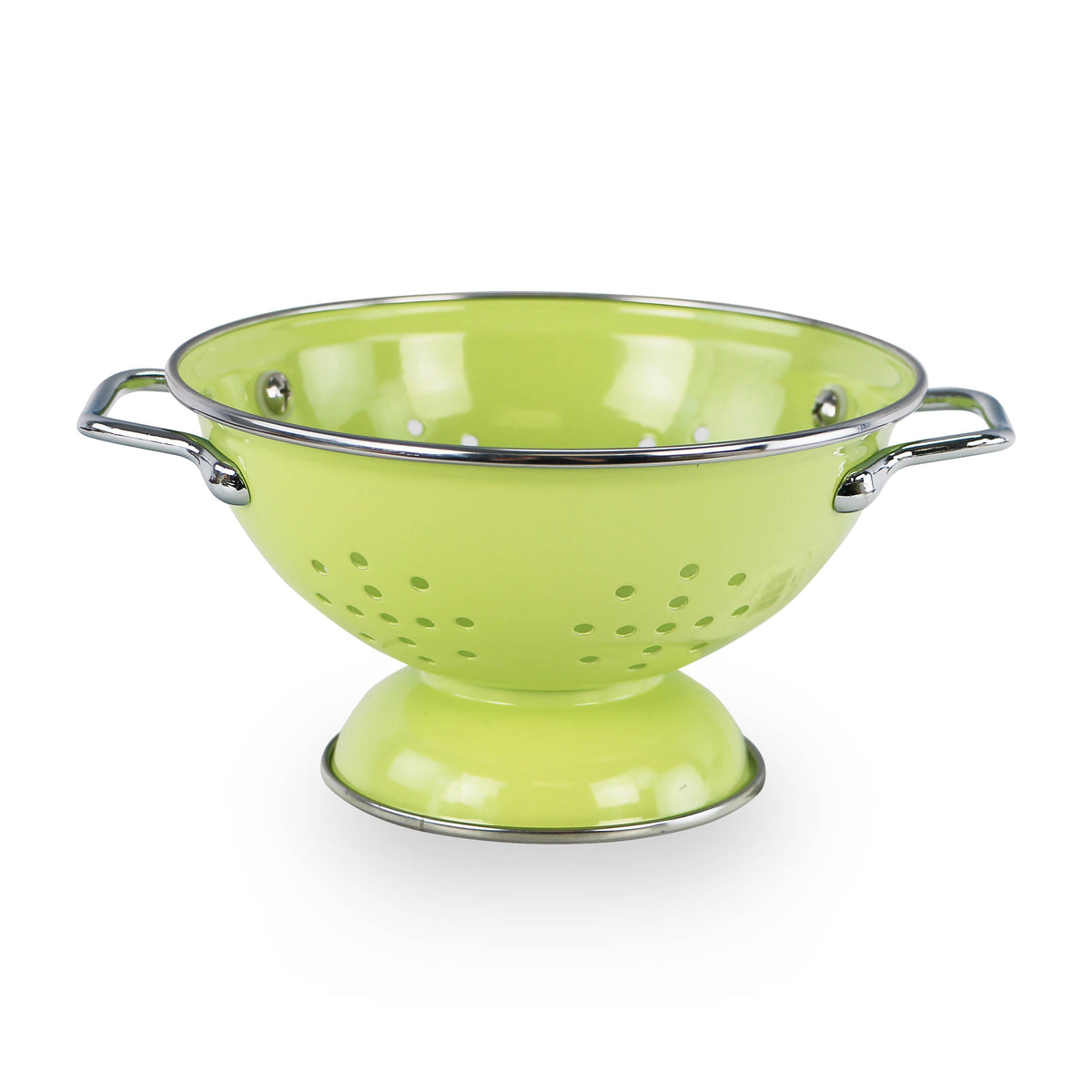 Powder Coated Colanders, Various Sizes, Lime