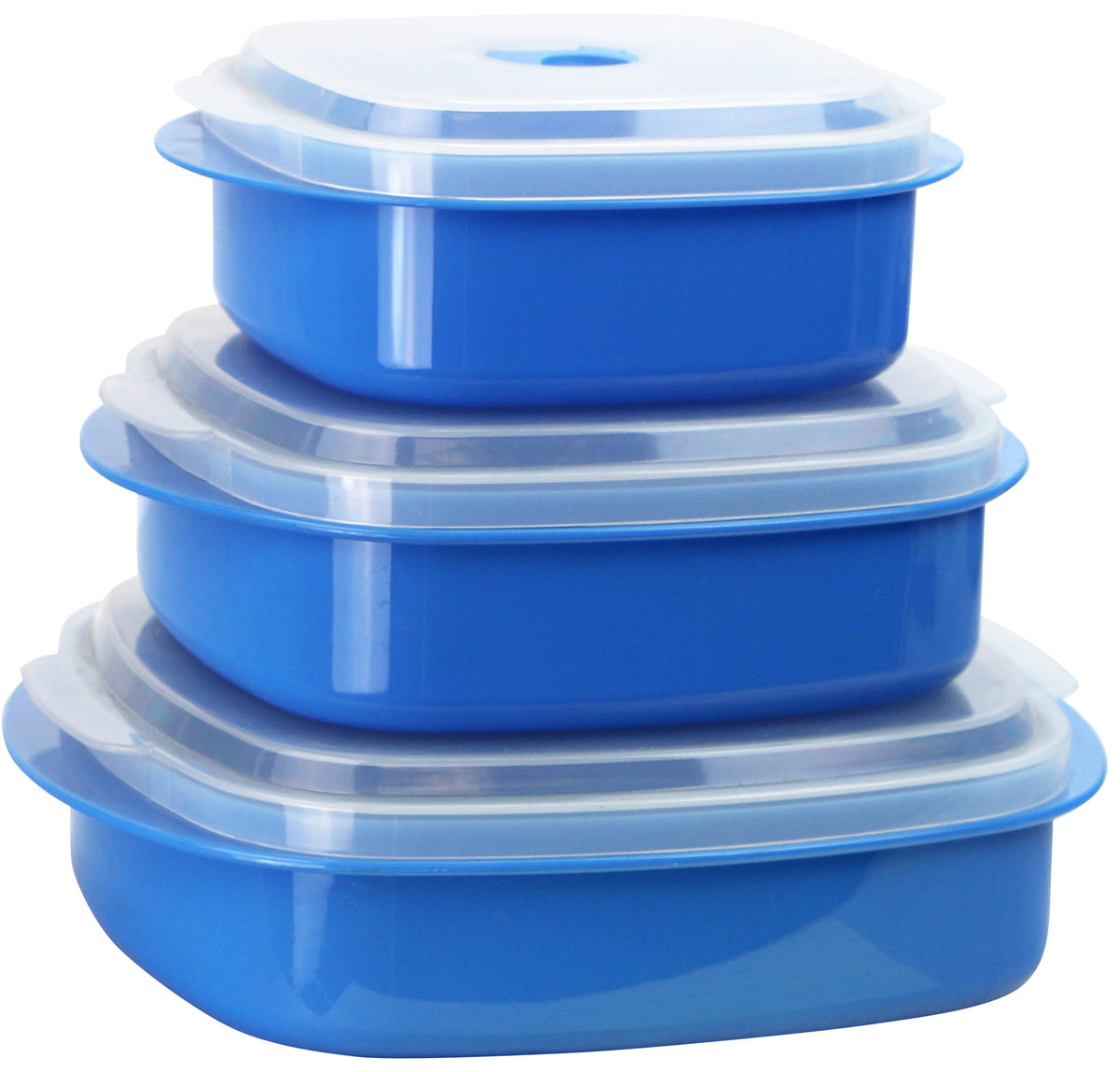 6pc Microwave Cookware & Storage Set, Azure