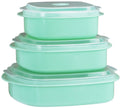 6pc Microwave Cookware & Storage Set, Seafoam