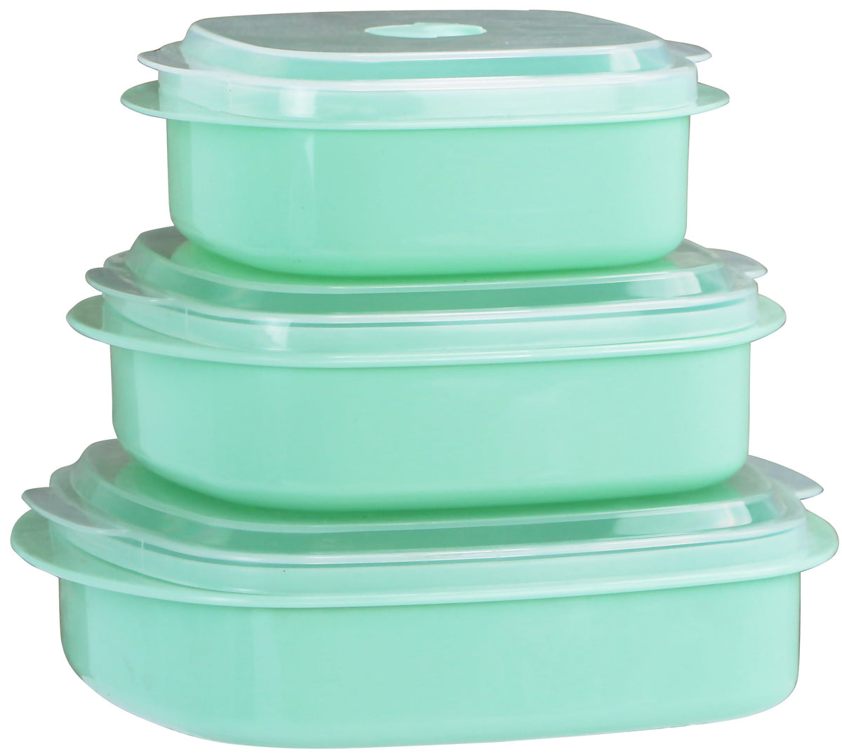 6pc Microwave Cookware & Storage Set, Seafoam
