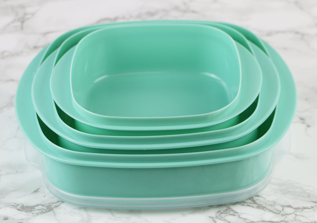 6pc Microwave Cookware & Storage Set, Seafoam