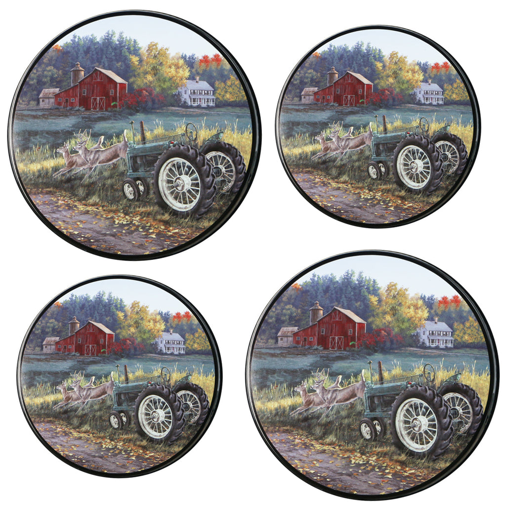 Tin Burner Cover Set, Morning Run