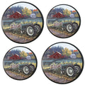 Tin Burner Cover Set, Morning Run