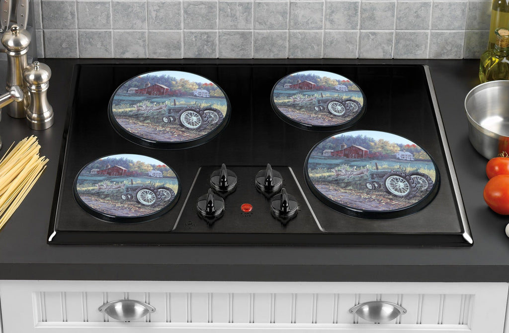 Tin Burner Cover Set, Morning Run