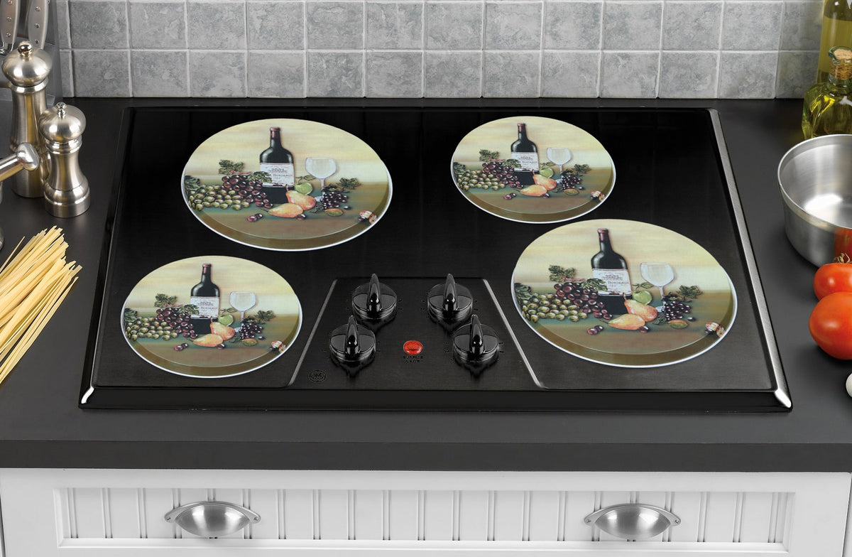 Tin Burner Cover Set, Wine & Vine