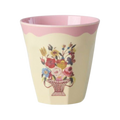 Melamine Cup with Nathalie Lété Print - Medium - Pink - 8.45 oz