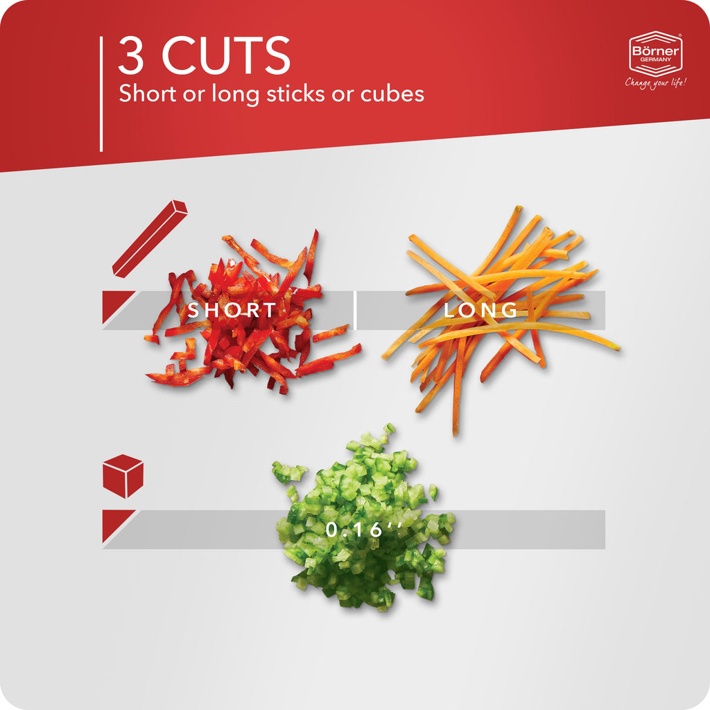 Börner Multi Dicer & Julienne Hand Held Mandoline