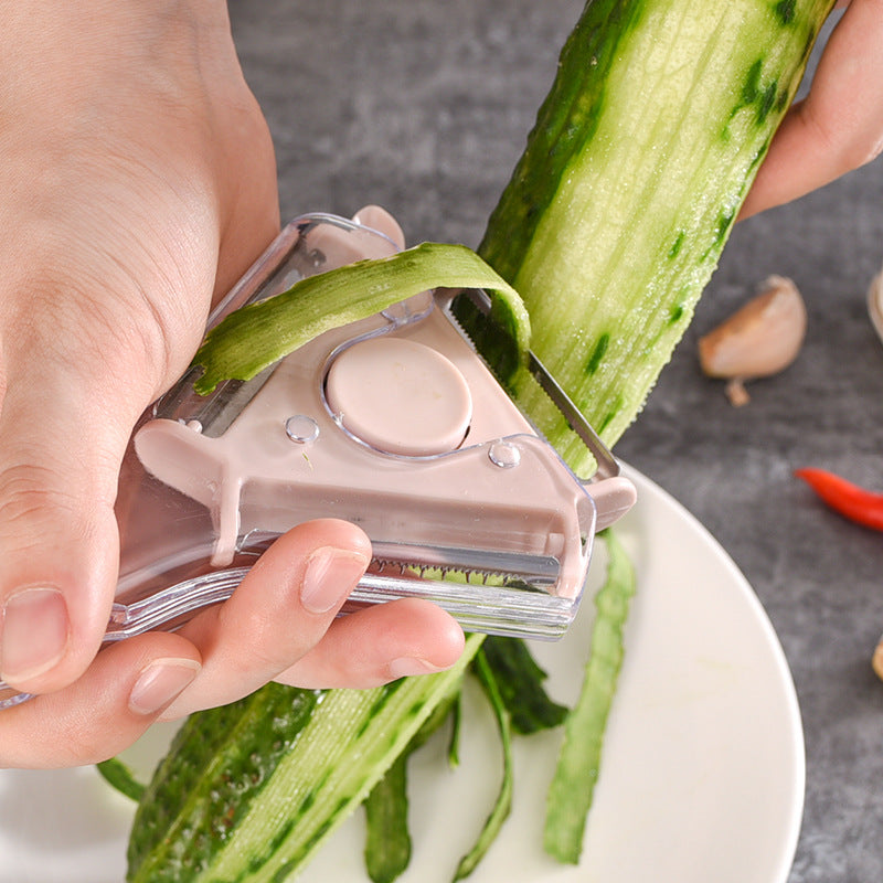3-in-1 Practical Peeler Grater Three Blade Standard Serrated Fall Prevention Wear-resisting Kitchen Tool