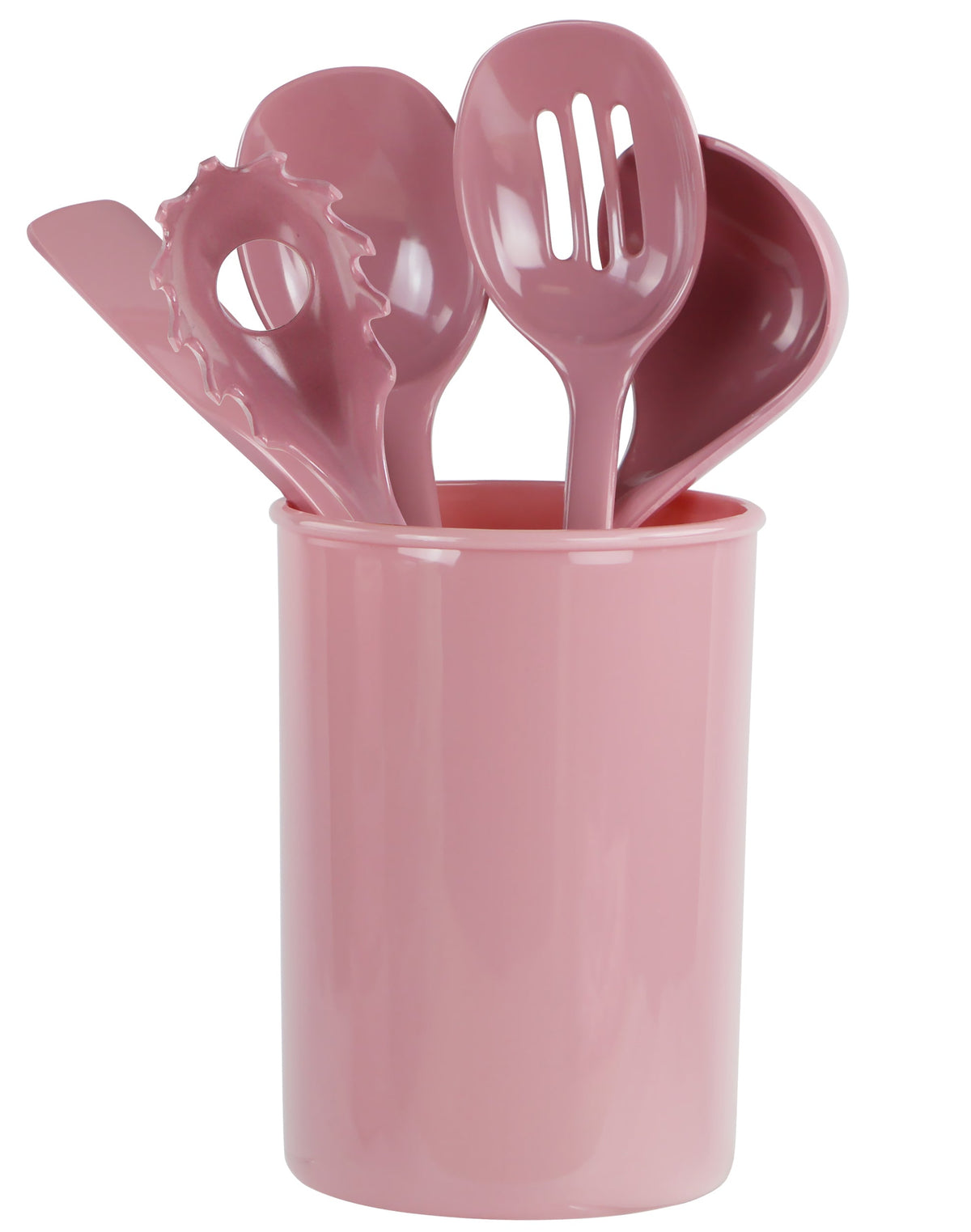 6pc Utensil Set, Pink
