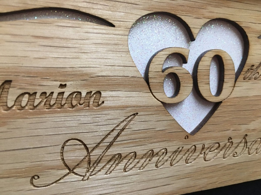60th Anniversary Picture Frame