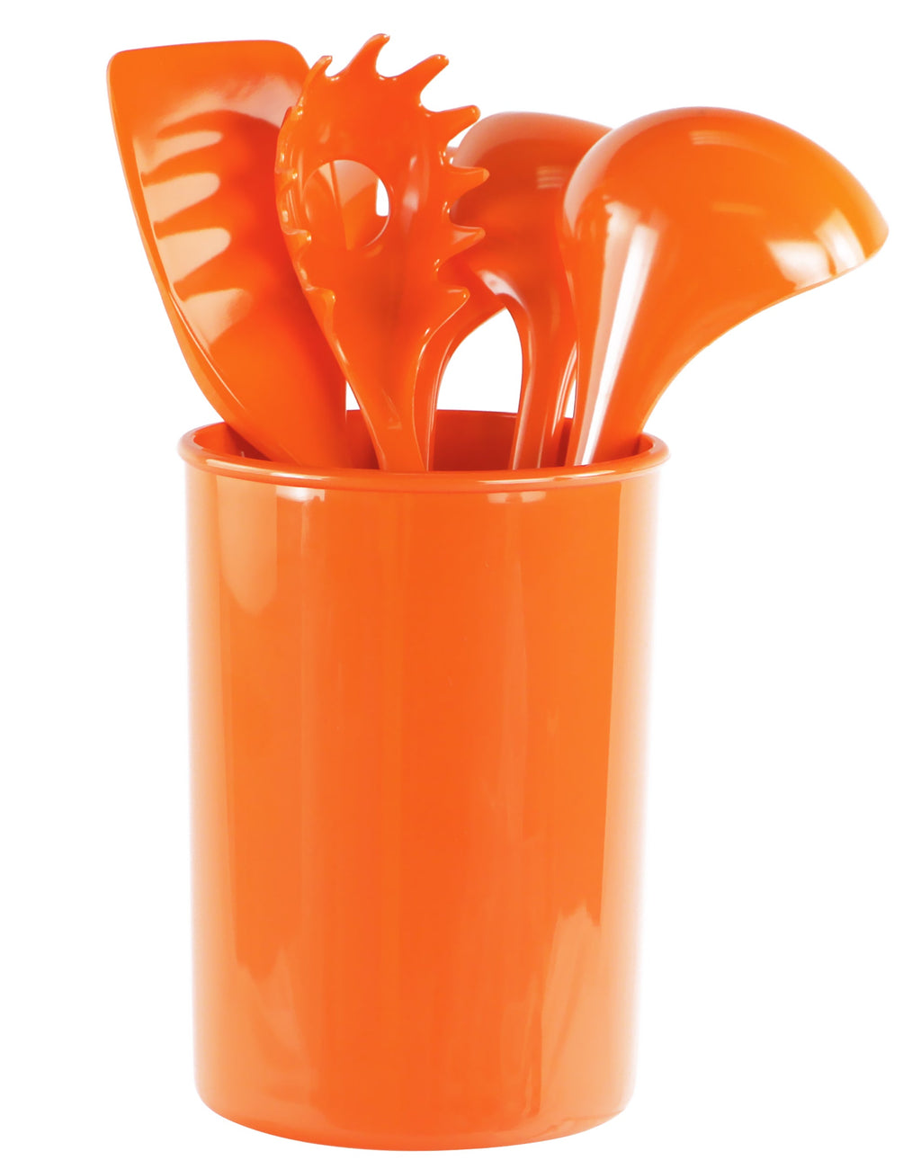 6pc Utensil Set, Orange