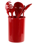 6pc Utensil Set, Red