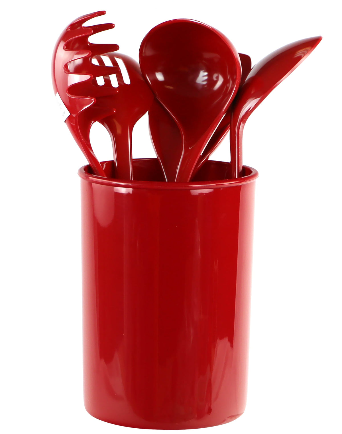 6pc Utensil Set, Red
