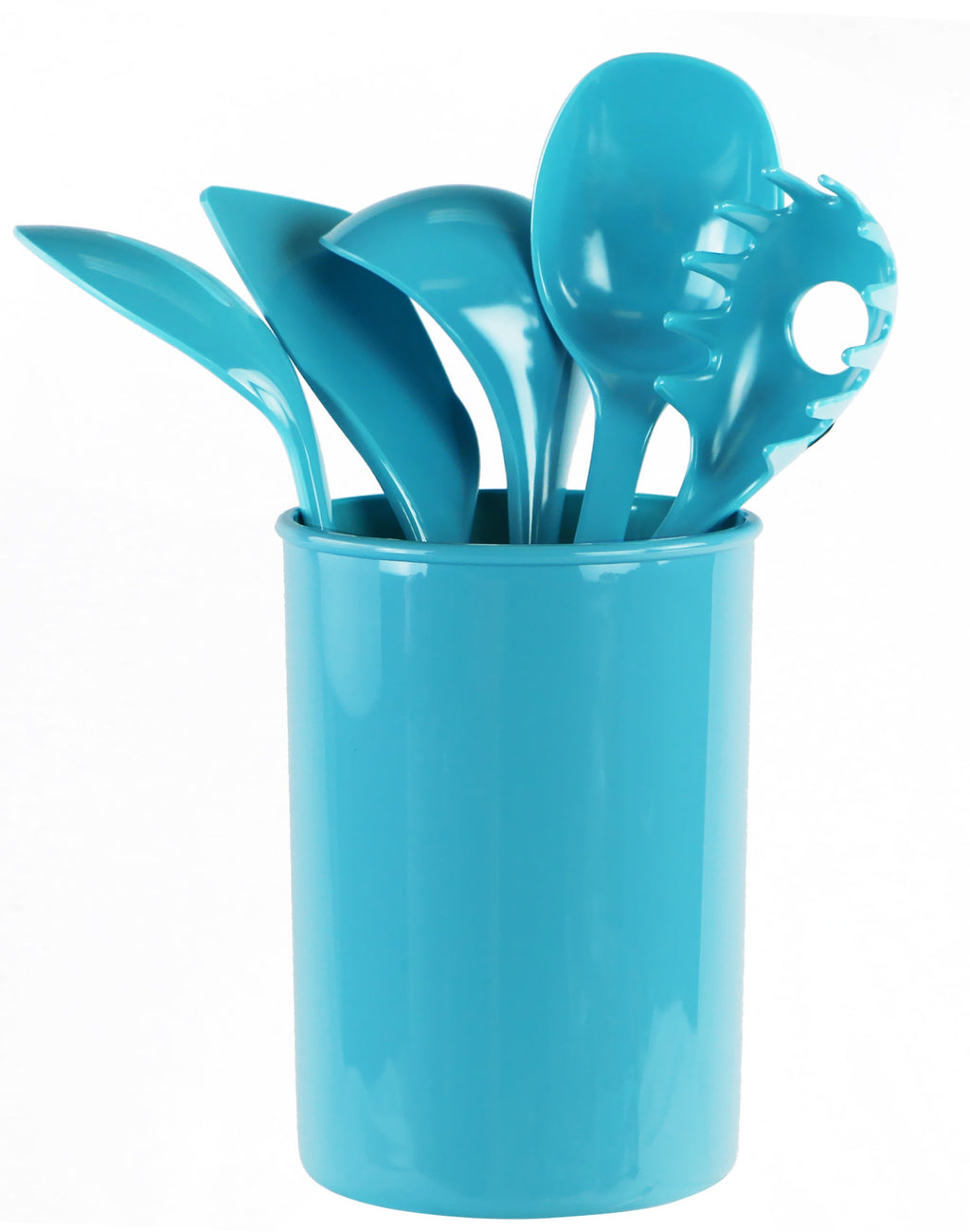 6pc Utensil Set, Turquoise