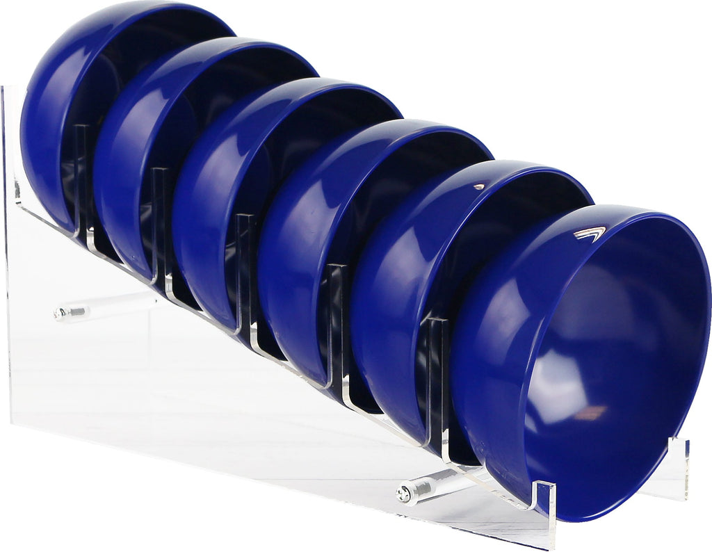6pc Melamine Bowl Set, Indigo