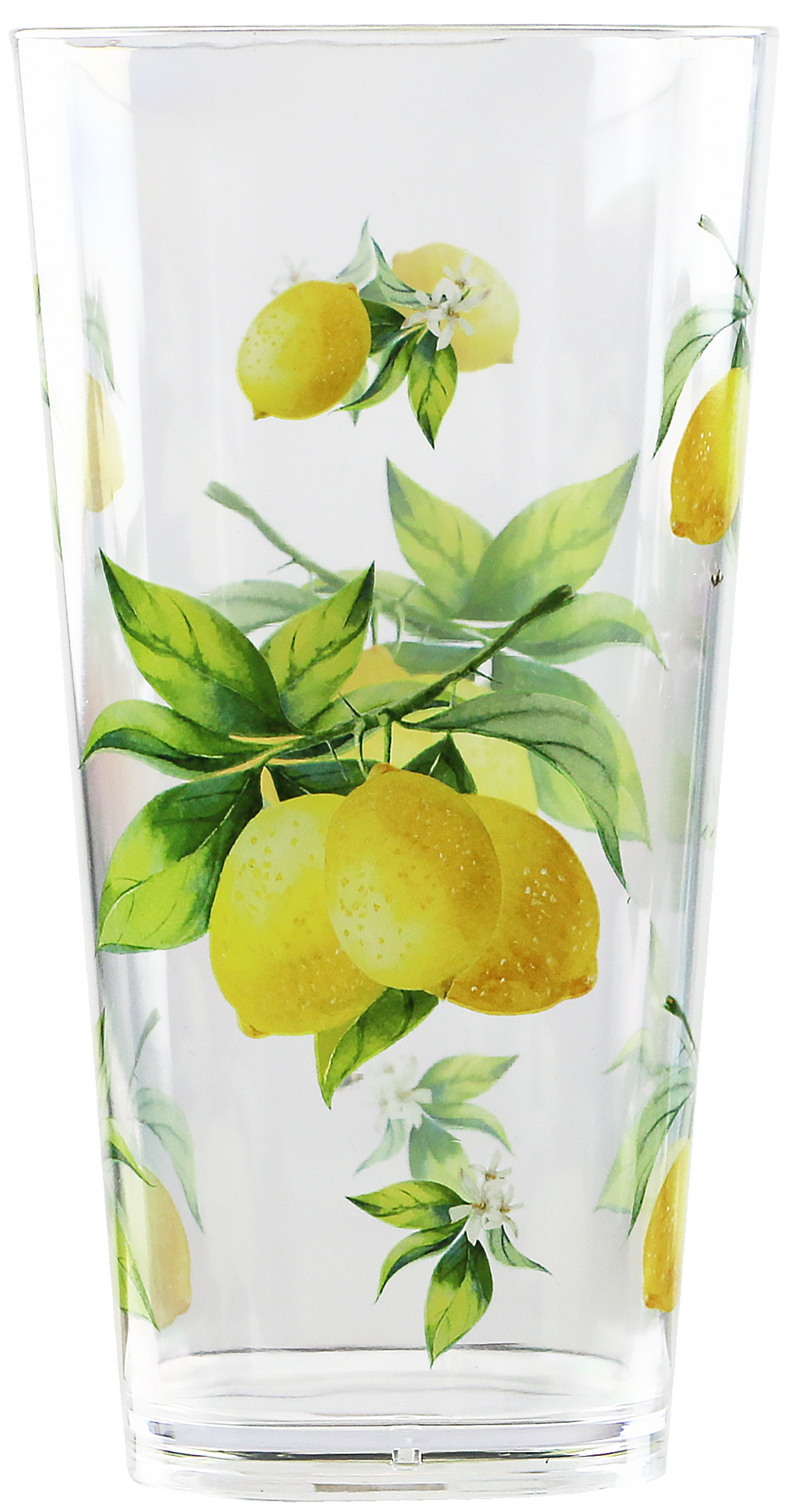 Fresh Lemons, Acrylic Drinkware, 19oz Ice Tea Glass, Set of 6