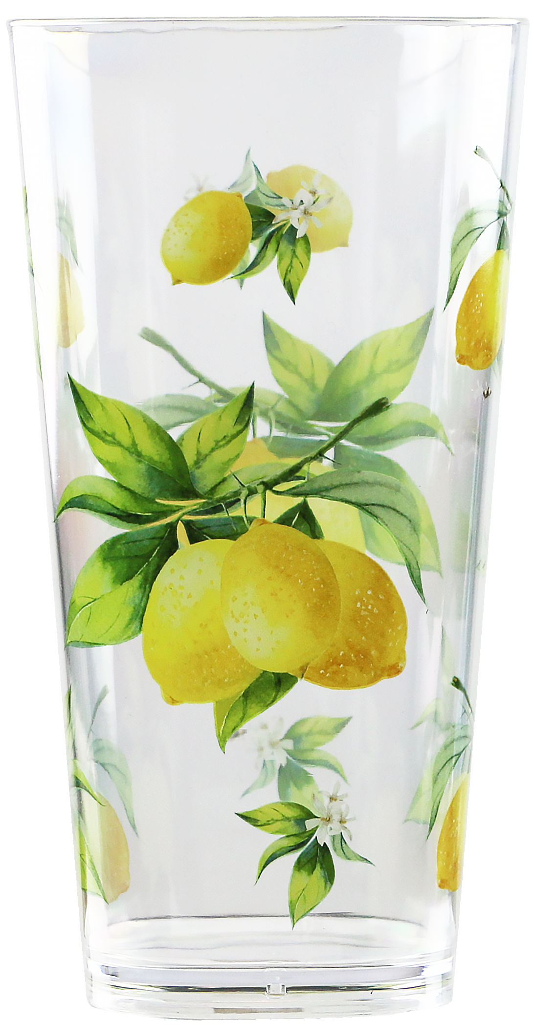 Fresh Lemons, Acrylic Drinkware, 19oz Ice Tea Glass, Set of 6