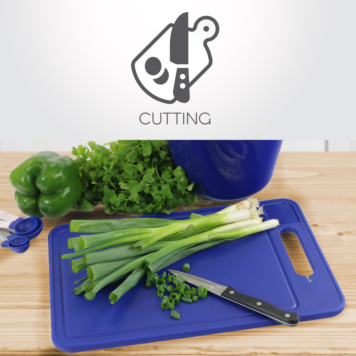 Cutting Board/Defroster, & More, Indigo