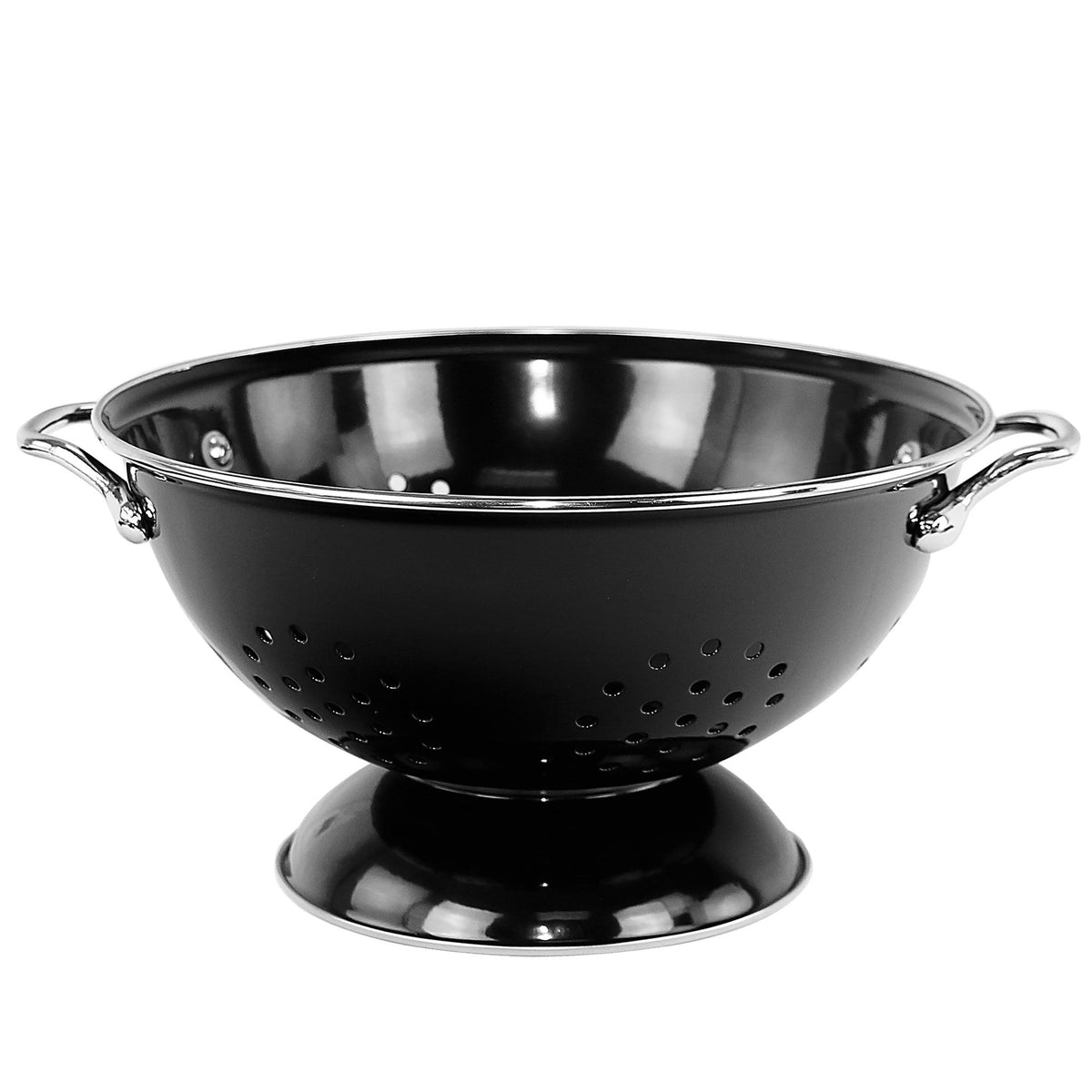 Powder Coated Colanders, Various Sizes, Black