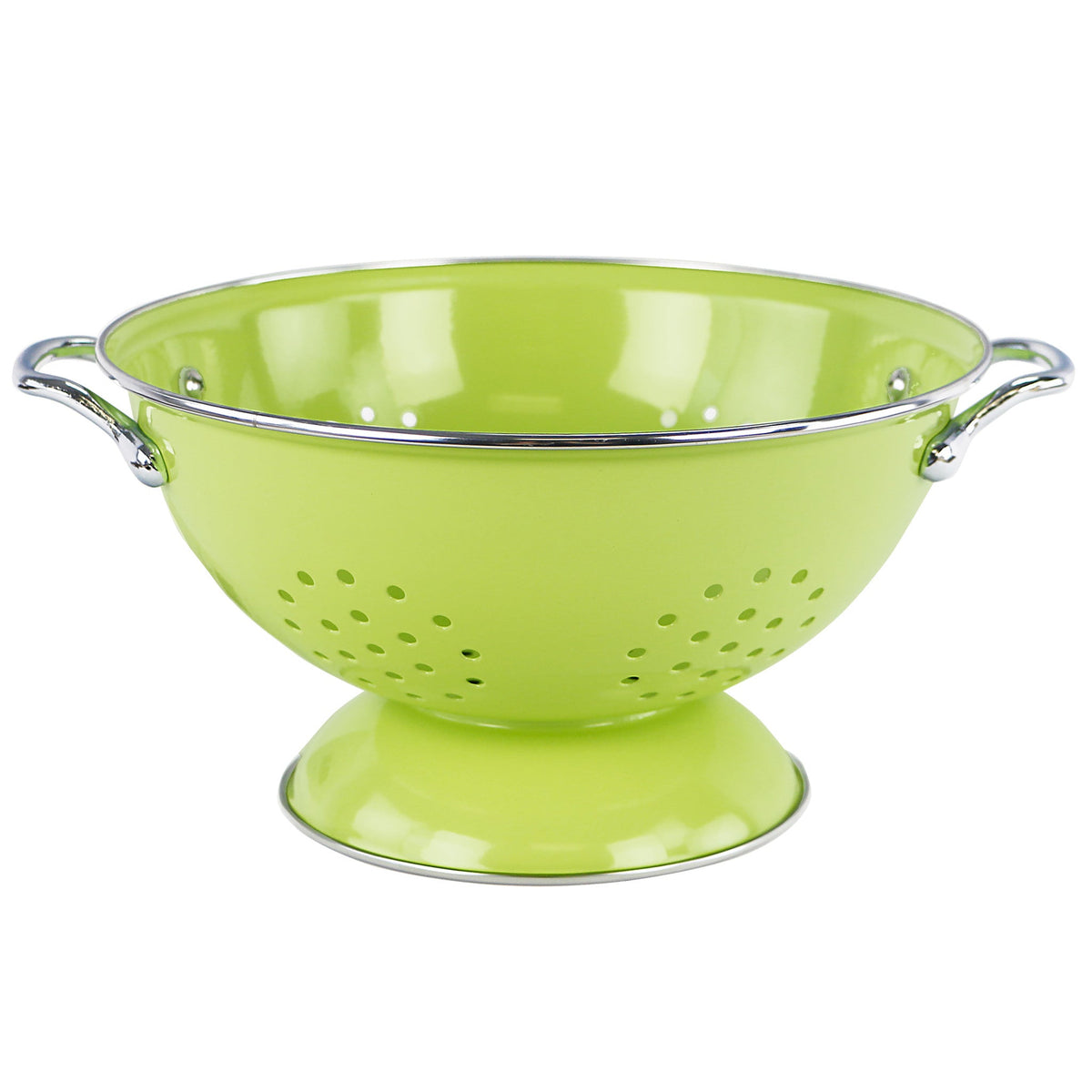 Powder Coated Colanders, Various Sizes, Lime