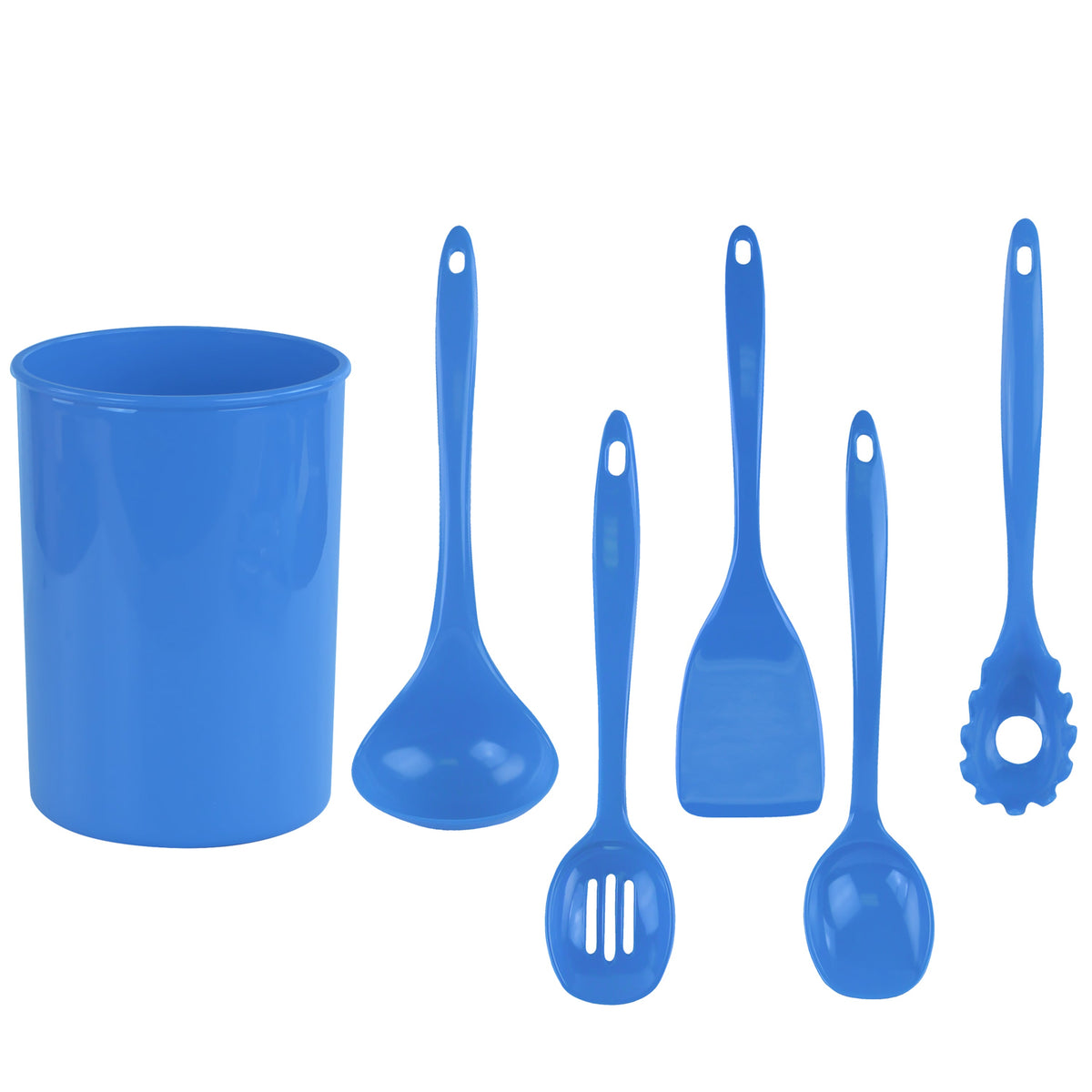 6pc Utensil Set, Azure