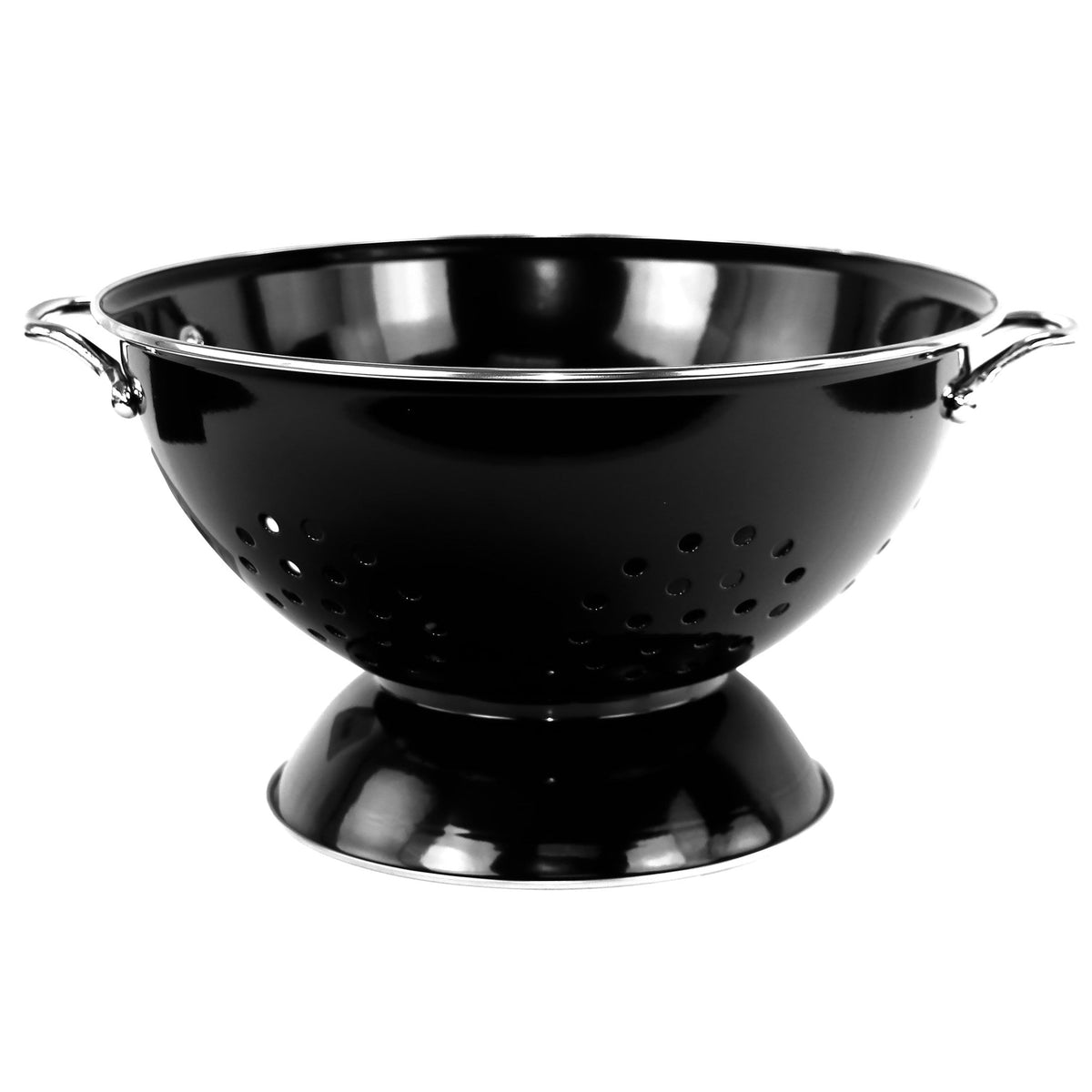 Powder Coated Colanders, Various Sizes, Black